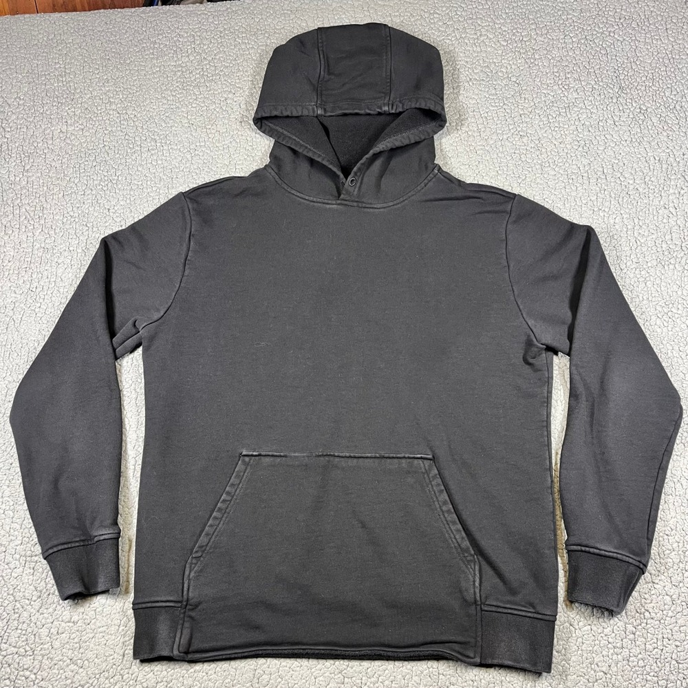 BYLT Core Hoodie Mens M Cotton Pullover Black Athleisure Streetwear